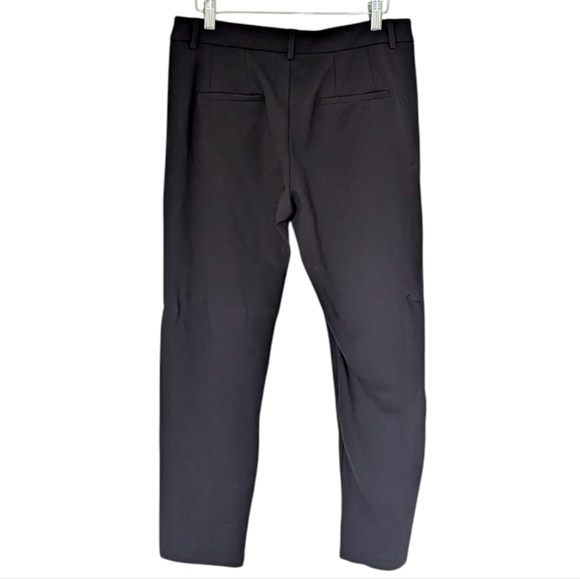 Esqualo Trouser Slanted Pocket Knit Black Button Closure Women's size Medium - Picture 10 of 15